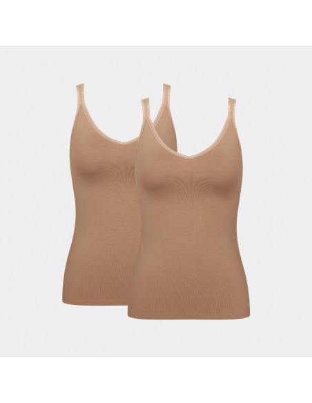 Sloggi GO Spaghetti Top C2P Cognac 2pack