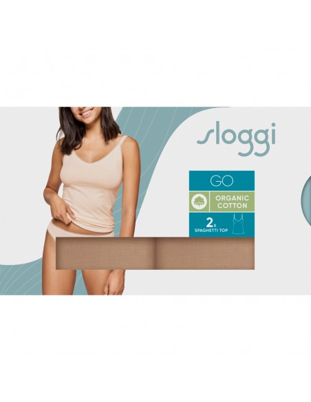 Sloggi GO Spaghetti Top C2P Cognac 2pack